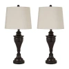Signature Design By Ashley Darlita 2-pc. Metal Table Lamp In Brown