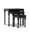 Signature Design By Ashley Dasonbury Accent Table, Set Of 3 In Black