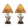 Signature Design By Ashley Derek 2-pc. Faux Wood Table Lamp In Brown