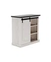 Signature Design By Ashley Dorrinson Accent Cabinet In Antique White