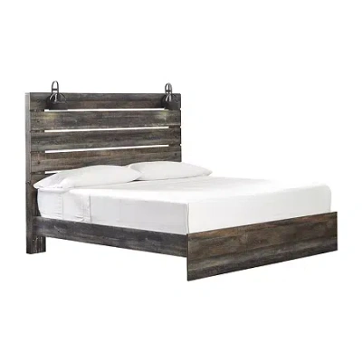 Signature Design By Ashley Drystan Panel Bed In Brown