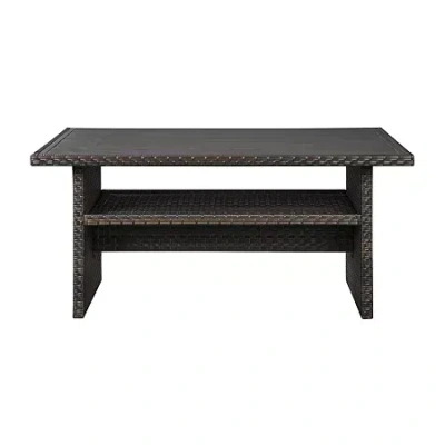 Signature Design By Ashley Easy Isle Patio Dining Table In Brown