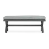 Signature Design By Ashley Elite Park Removable Cushions Bench In Gray