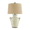 Signature Design By Ashley Emelda Ceramic Table Lamp In White