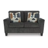 Signature Design By Ashley Erinslane Loveseat In Black