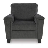 Signature Design By Ashley Erinslane Upholstered Arm Chair In Black