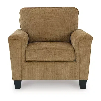 Signature Design By Ashley Erinslane Upholstered Arm Chair In Brown