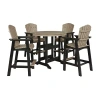 Signature Design By Ashley Fairen 5 Pc Patio Bar Set In Brown