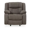 Signature Design By Ashley First Base Manual Recliner In Brown