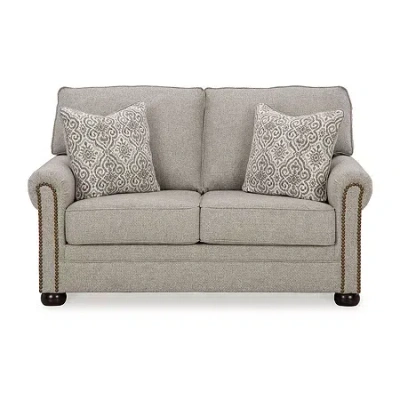 Signature Design By Ashley Gaelon Loveseat In Brown