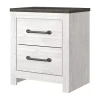 Signature Design By Ashley Gerridan Bedroom Collection 2-drawer Nightstand In White