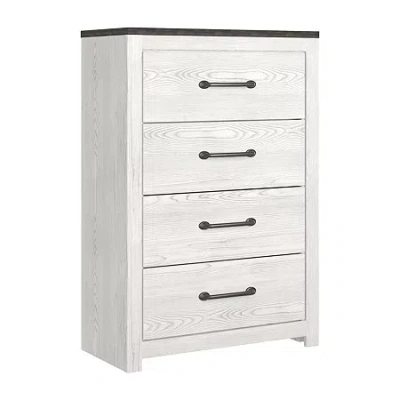 Signature Design By Ashley Gerridan Bedroom Collection 4-drawer Chest In White