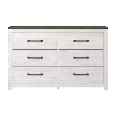 Signature Design By Ashley Gerridan Bedroom Collection 6-drawer Dresser In White