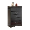 Signature Design By Ashley Gilmore 5-drawer Chest In Black