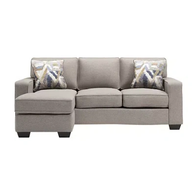 Signature Design By Ashley Greaves 3-pc. Track-arm Sofa In Gray
