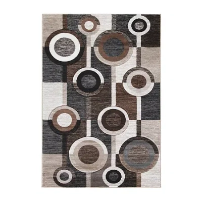 Signature Design By Ashley Guintte Indoor Rectangular Area Rug In Multi