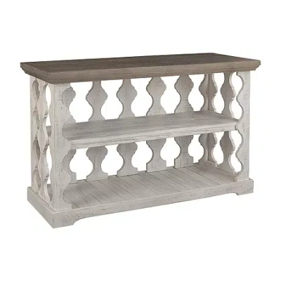 Signature Design By Ashley Havalance Living Room Collection Chairside Table In White