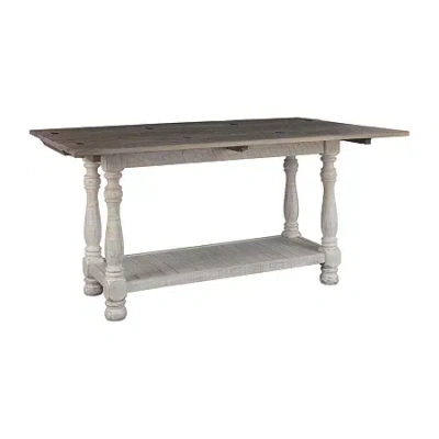 Signature Design By Ashley Havalance Living Room Collection Chairside Table In White