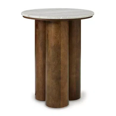 Signature Design By Ashley Henfield End Table In Brown