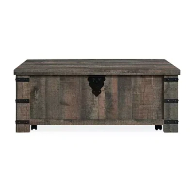 Signature Design By Ashley Hollum Lift-top Coffee Table In Brown