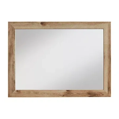 Signature Design By Ashley Hyanna 42" Bedroom Dresser Mirror In Tan Brown