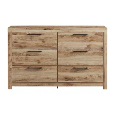 Signature Design By Ashley Hyanna 6-drawer Dresser In Tan Brown