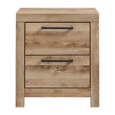 Signature Design By Ashley Hyanna Nightstand In Tan Brown