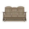 Signature Design By Ashley Hyland Wave Outdoor Glider Loveseat In Brown