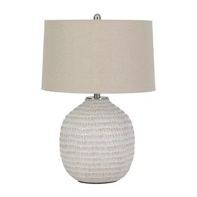Signature Design By Ashley Jamon Ceramic Table Lamp In Sand
