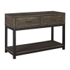 Signature Design By Ashley Johurst Collection 2-drawer Storage Console Table In Brown