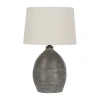 Signature Design By Ashley Joyelle Ceramic Table Lamp In Gray
