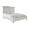 Signature Design By Ashley Kaelyn Storage Bench Panel Bed In White