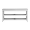 Signature Design By Ashley Kanwyn Credenza With 2 Adjustable Shelves In White