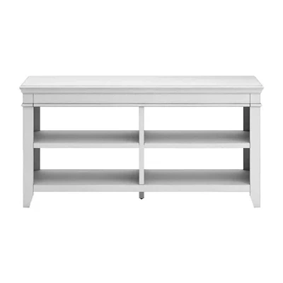 Signature Design By Ashley Kanwyn Credenza With 2 Adjustable Shelves In White