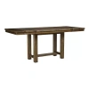 Signature Design By Ashley Kavarna Counter Height Table In Brown