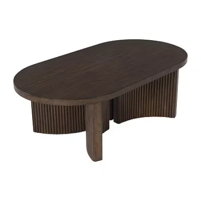 Signature Design By Ashley Kotzebue Mid-century Coffee Table In Brown