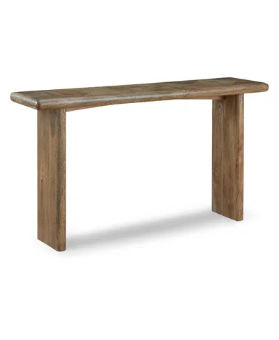 Signature Design By Ashley Lawland Sofa Table In Light Brown
