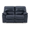 Signature Design By Ashley Leesworth Power Reclining Loveseat In Blue
