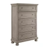 Signature Design By Ashley Lettner 5-drawer Chest Of Drawers In Light Gray In Gray