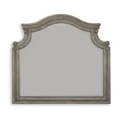 Signature Design By Ashley Lodenbay 44" Bedroom Dresser Mirror In Antique Gray