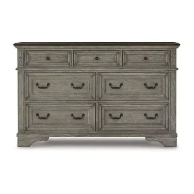 Signature Design By Ashley Lodenbay 7-drawer Dresser In Antique Gray