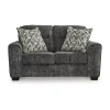 Signature Design By Ashley Lonoke Loveseat In Gray