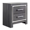 Signature Design By Ashley Loren 2-drawer Nightstand In Gray