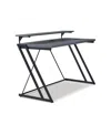 Signature Design By Ashley Lynxtyn Home Office Desk In Two-tone