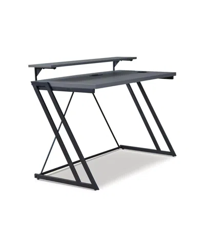 Signature Design By Ashley Lynxtyn Home Office Desk In Two-tone