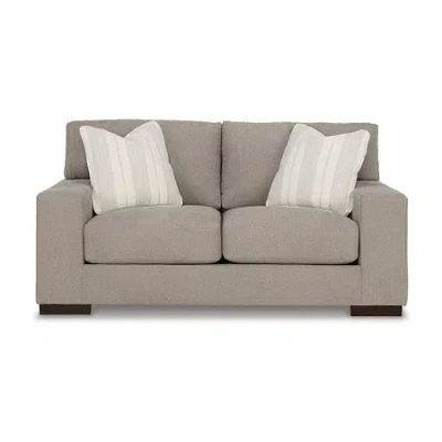 Signature Design By Ashley Maggie Loveseat In Brown