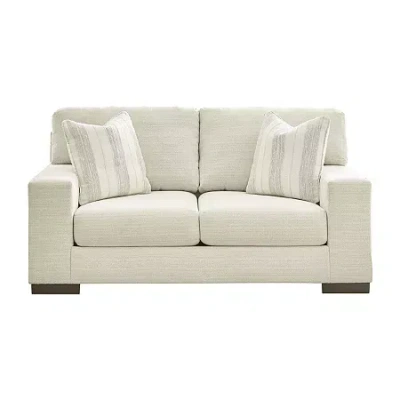 Signature Design By Ashley Maggie Loveseat In Sand