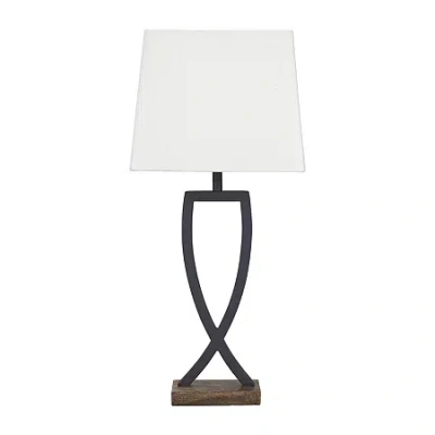 Signature Design By Ashley Makara 2-pc. Metal Table Lamp In Black