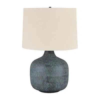Signature Design By Ashley Malthace Metal Table Lamp In Multi
