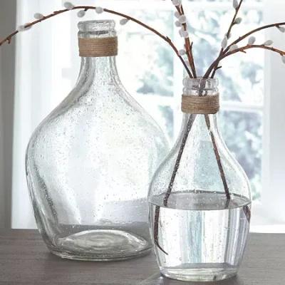 Signature Design By Ashley Marcin 2-pc. Vase In Transparent